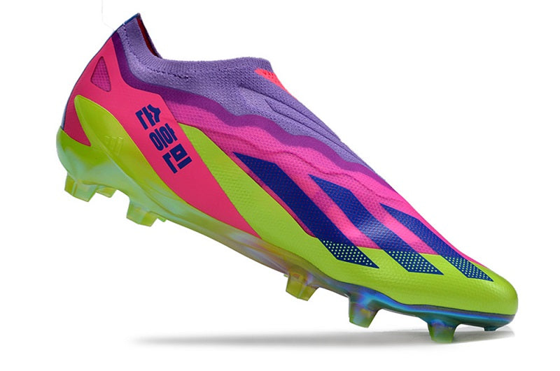 X Crazyfast Son (Pink & Green) Laceless