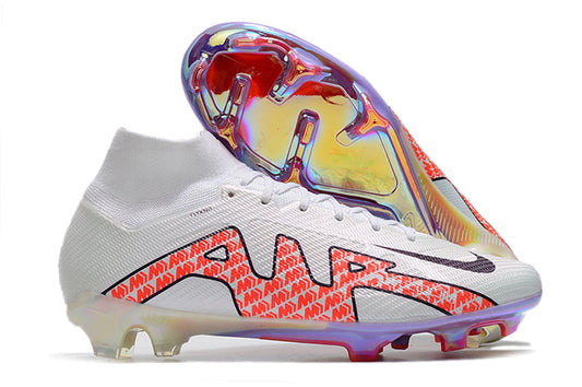 Mercurial Superfly (White & Red) With Sock
