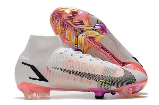 Mercurial Superfly (White & Red) With Sock